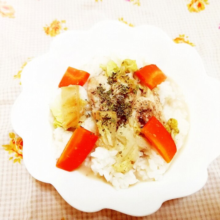 白菜と人参の豆乳シチュー